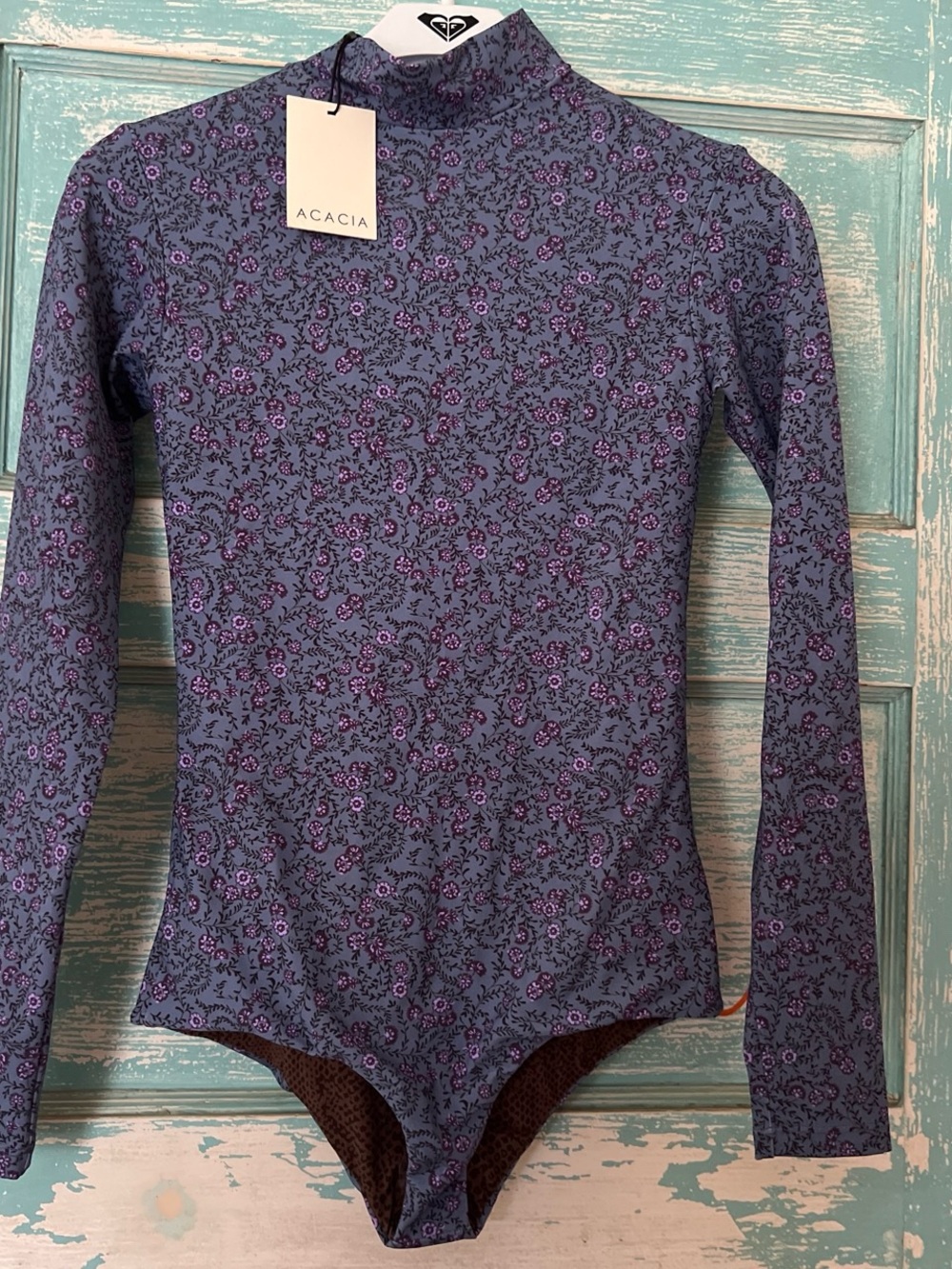 acacia swimwear Ehukai in Mina print surf suit one piece NWT